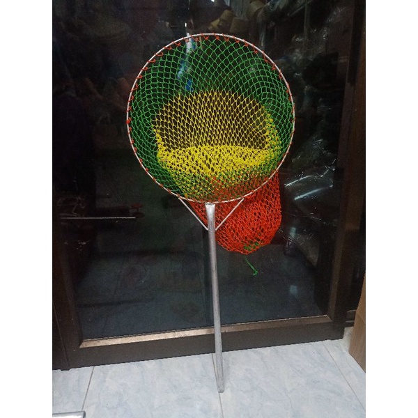 สวิงตักปลา ที่ตักปลา ขนาดใหญ่ ตาข่ายหนาอย่างดี ปากว้าง 45 เซน ก้นลึก ยาว 120 เซน ตักปลา ตักกุ้ง ทรงกลม - รูปที่ 5