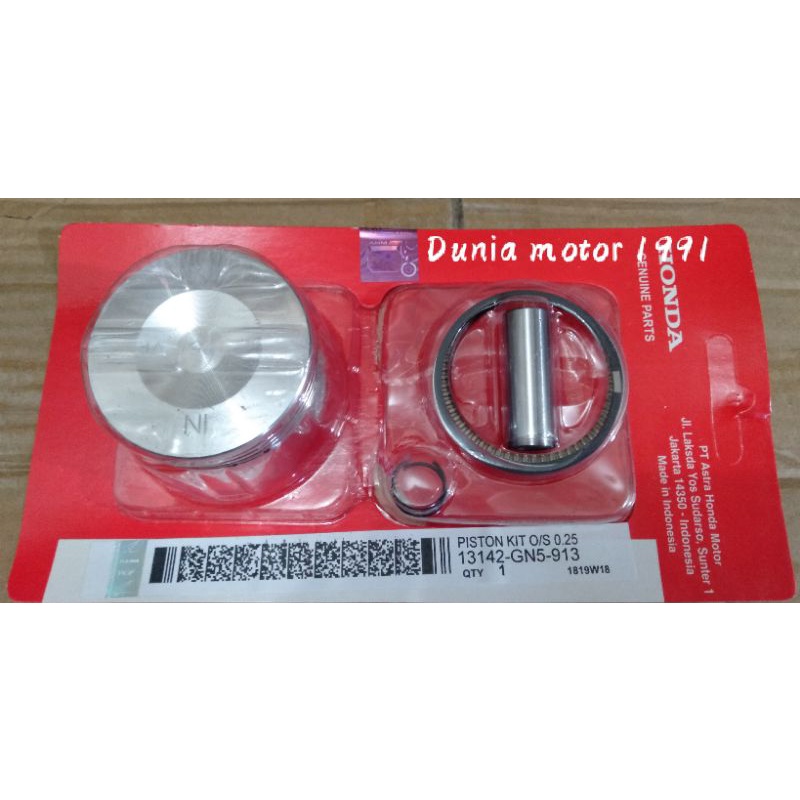 PISTON KIT SEHER GRAND OVERSIZE 25 CODE GN5