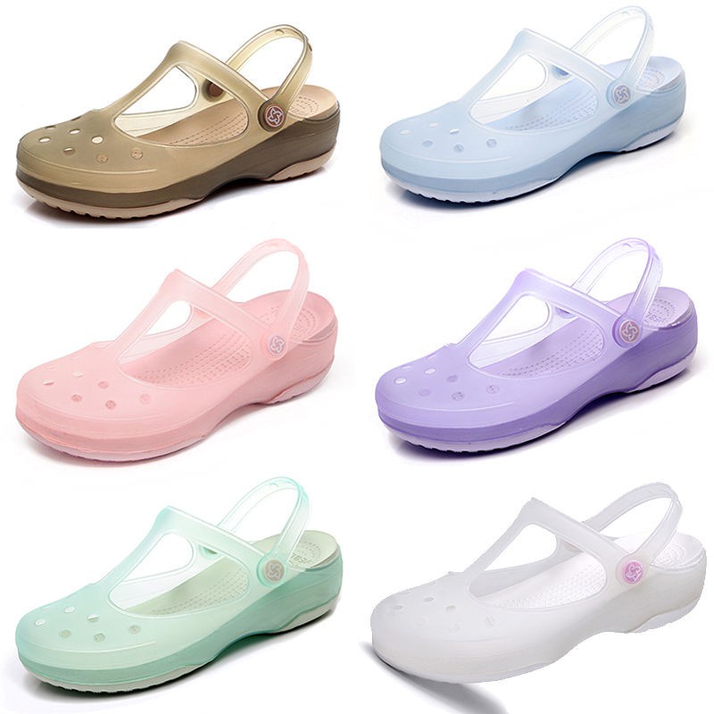[พร้อมส่ง] ใหม่ รองเท้าแตะ Croc น้ําหนักเบา กันลื่น 8 สี แฟชั่นฤดูร้อน สําหรับผู้หญิง 2024