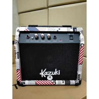 เลือกสีได้ ลายธงอังกฤษ แอมป์กีต้าร์บาง 15 วัต kazuki TG-15C ตู้แอมป์ 15 W ราคาสุดคุ้ม ปรับเสียงแตก ทุ้ม กลาง แหลมได้