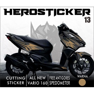 สติกเกอร์ตัด แบบเรียบง่าย สําหรับ Honda VARIO 160 160 13