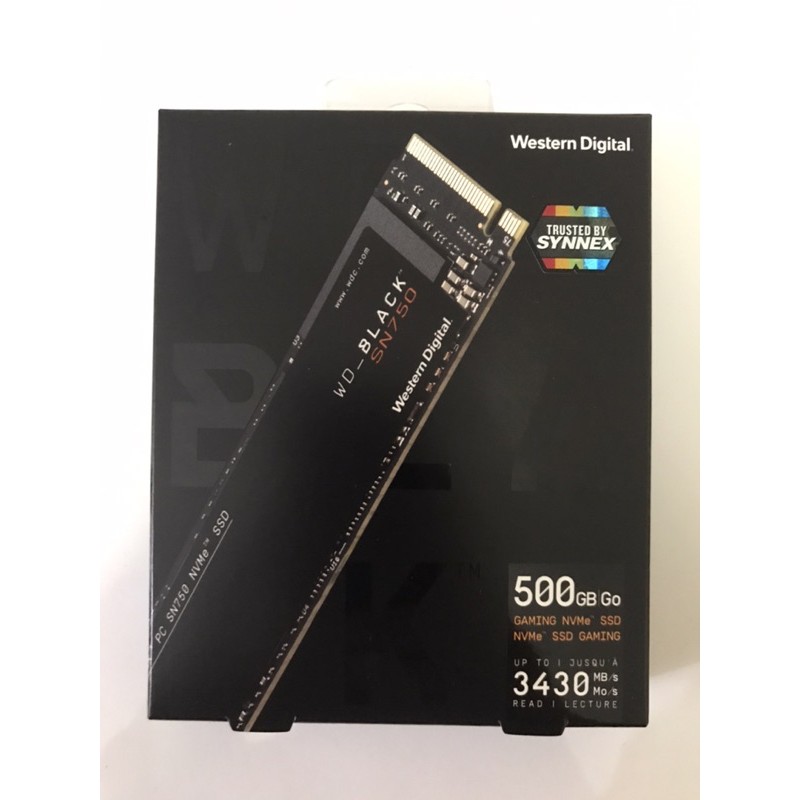 WD BLACK SN750 PCIe/NVMe M.2 2280 500GB | Shopee Thailand