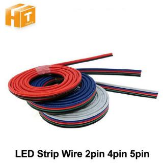 2 pin 4pin 5 pin 6 pin อุปกรณ์เสริมสายไฟสําหรับ single color/rgb/rgbw led strip 1m/ล็อต