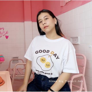 เสื้อขาว Eggs อก32-50 An Lee Tshirt