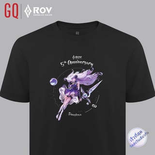 ❀⊕►GQ x ROV เสื้อยืดลิมิเต็ดอีดิชั่น ลาย Sinestrea  WaVe Dark Currents