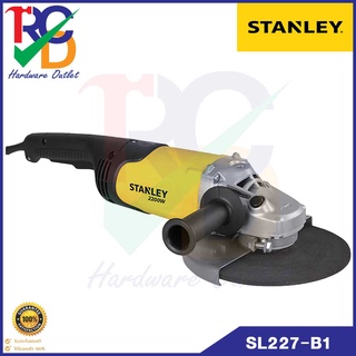 เครื่องเจียร์ 7 นิ้ว STANLEY รุ่น SL227-B1 กำลัง 2200 วัตต์