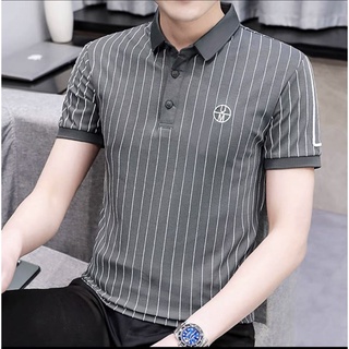 สินค้าพร้อมส่ง  เสื้อโปโลชาย  เสื้อคอปก เสื้อ polo มี5สี ผ้านุ่ม  ST02