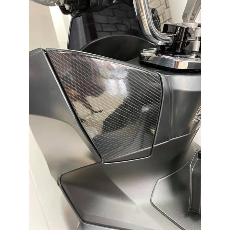 Pcx160 ฟิล์มกันรอย เก๊ะหน้าPCX160 / Pcx2021-2024 (ใสเงา/ลายเคฟล่า) ฟิล์มpcx160