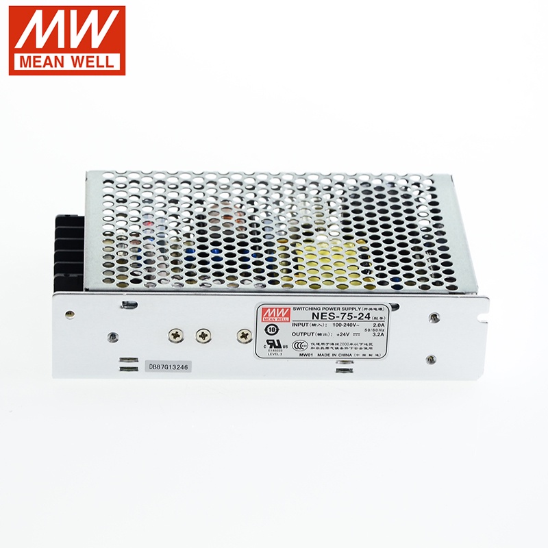 MEAN WELL NES-75 75W Switching Power Supply 110220V AC ถึง 5V 12V 15V 24V 48V DC Meanwell Power Unit
