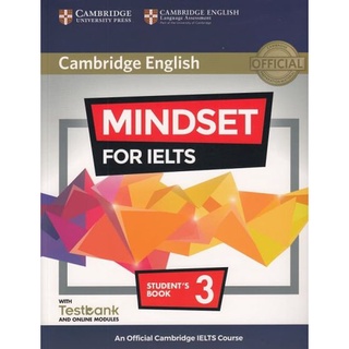 DKTODAY หนังสือ MINDSET FOR IELTS 3:SB W KEY&amp;ONLINE WITH TESTBANK