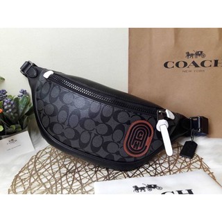 COACH WARREN BELT BAG IN SIGNATURE CANVAS (COACH F78777)