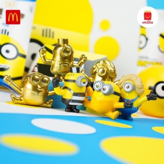 Minion mcdonald2020 the rise of gru set10 มินเนี่ยนแคปซูล มินเนี่ยนไข่ ขายเป็นset