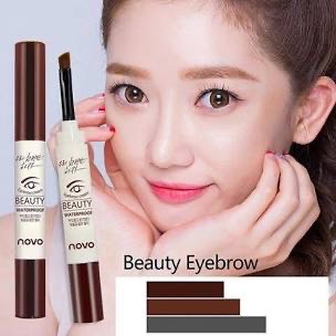 คิ้วเจล novo ของแท้ กันน้ำ อย.ฉลากไทย  novo5068 กันน้ำกันเหงื่อ ติดทนนาน – โปรปัง