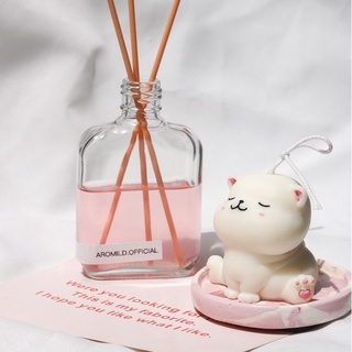 เทียนหอมน้องแมวอ้วน (Fat Cat Candle) มีเก็บเงินปลายทาง