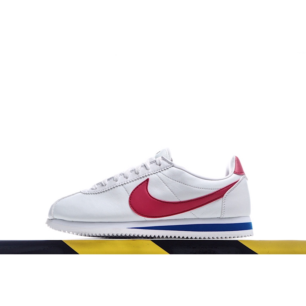 ของแท้ Nike Classic Cortez Leather รองเท้าแฟชั่นสำหรับผู้ชายที่สะดวกสบาย รองเท้าผ้าใบคลาสสิค