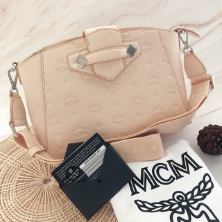 สด-ผ่อน📌แท้💯 MCM Essential Crossbody Bag in Monogram Leather