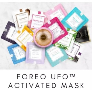 FOREO UFO™ Activated Mask แผ่นมาส์กใช้คู่กับเครื่อง FOREO UFO™ ช่วยบำรุงและฟื้นฟูผิวอย่างล้ำลึก (1 แผ่น)