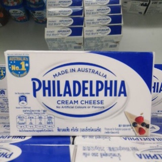 ecook​ ฉลากใหม่​ สีขาว ฟิลาเดลเฟีย ครีมชีส 250g philadelphia cream cheese