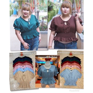 Be เสื้อสาวอวบ อ้วน Bigsize Plussize XXL เสื้อครอป #316