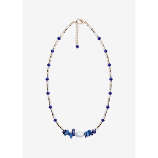 Absolute siam - Lapis Lazuli &amp; Pearl Necklace - Revival (The wonder room)