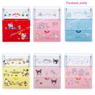 Sanrio cosmetic case in 2022/Littletwinstars/Mymelody/Hello kitty/Cinnamonrolls/Kuromi/Pochacco