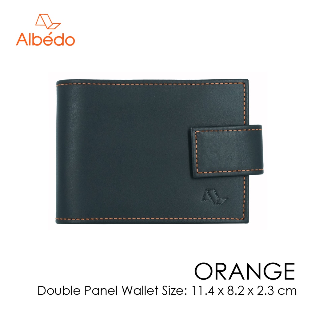 [Albedo] ORANGE DOUBLE PANEL WALLET กระเป๋าสตางค์/กระเป๋าเงิน/กระเป๋าใส่บัตร รุ่น ORANGE - OR05699