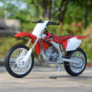 Maisto 1:12 Honda CRF 450R รถหล่อแบบคงที่โมเดลรถจักรยานยนต์ของเล่นงานอดิเรกของสะสม