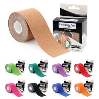 [พร้อมส่ง] แบบกล่องอย่างดี Kinesio Tape เทปบำบัดกล้ามเนื้อนักกีฬา