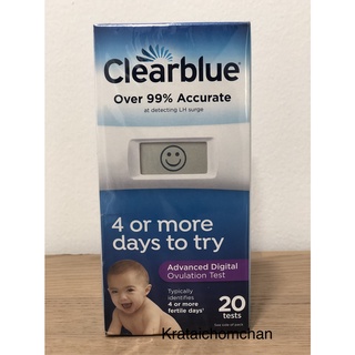 พร้อมส่งทันที Clearblue Advanced Digital Ovulation Test ชุดตรวจวันไข่ตกแบบดิจิตอล ของแท้ นำเข้าจากอเมริกา