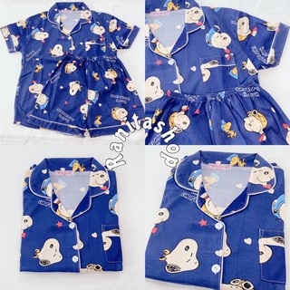 ชุดนอนน่ารัก สไตล์เกาหลี ลาย Snoopy ลายสุดฮิตมากๆ พร้อมส่ง