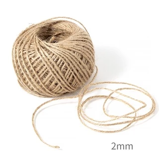 เชือกป่าน เชือกกระสอบ 100เมตร หนา2mm DIY พร้อมส่งจากไทย