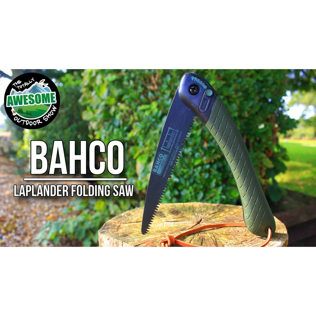 Bahco 396-LAP Laplander Folding Saw เลื่อยพับได้ คุณภาพเยี่ยม Made in Sweden เหมาะสำหรับการตกปลา แคม