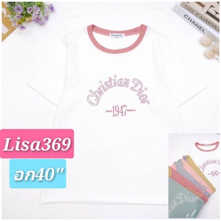 🎀เสื้อยืดสวยสวย ป้ายChom อก40"ในร้านอีกเป็นร้อยแบบคร้าาาา🎀6114