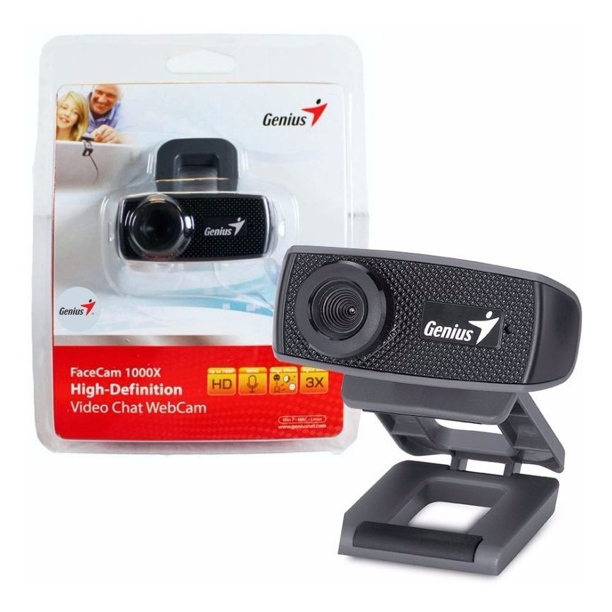 กล้องเวบแคม Genius 720p HD webcam FaceCam 1000X