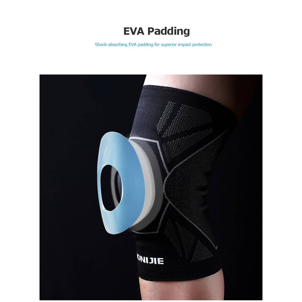 AONIJIE E4108 Knee Sleeve ที่รัดเข่า ปลอกรัดเข่า ผ้ารัดเข่า สายรัดเข่า ป้องกันลดอาการบาดเจ็บเข่า สินค้าคุณภาพของแท้ 100% รูปที่ 5