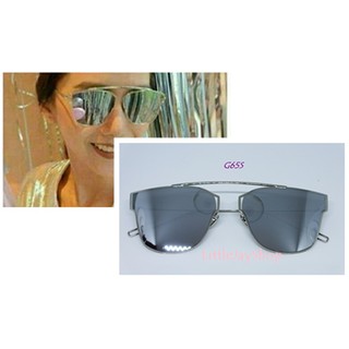 แว่นตา GAMT  Crossbar Silver กรอบเงิน เลนส์ปรอทสีเงิน (เลนส์ Polarized) ของแท้ พร้อมส่ง