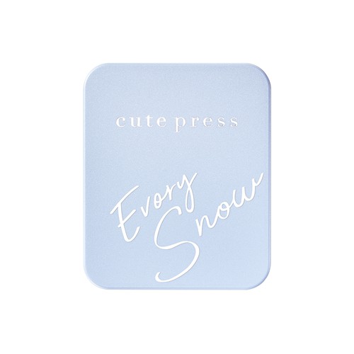 CUTE PRESS Evory Snow Whitening & Oil Control Foundation Powder SPF30 PA++ แป้งสำหรับใบหน้า 12g - รูปที่ 2