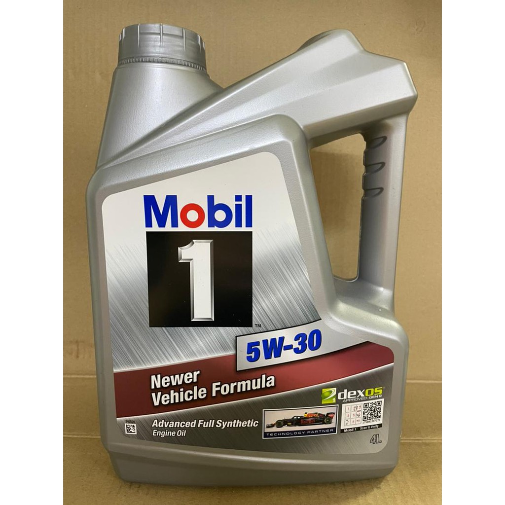 MOBIL 1 FULLY 5W-30 4LITERS น้ํามันเครื่อง MINYAK HITAM 4L 5W30 5 30 5-30 5W 30