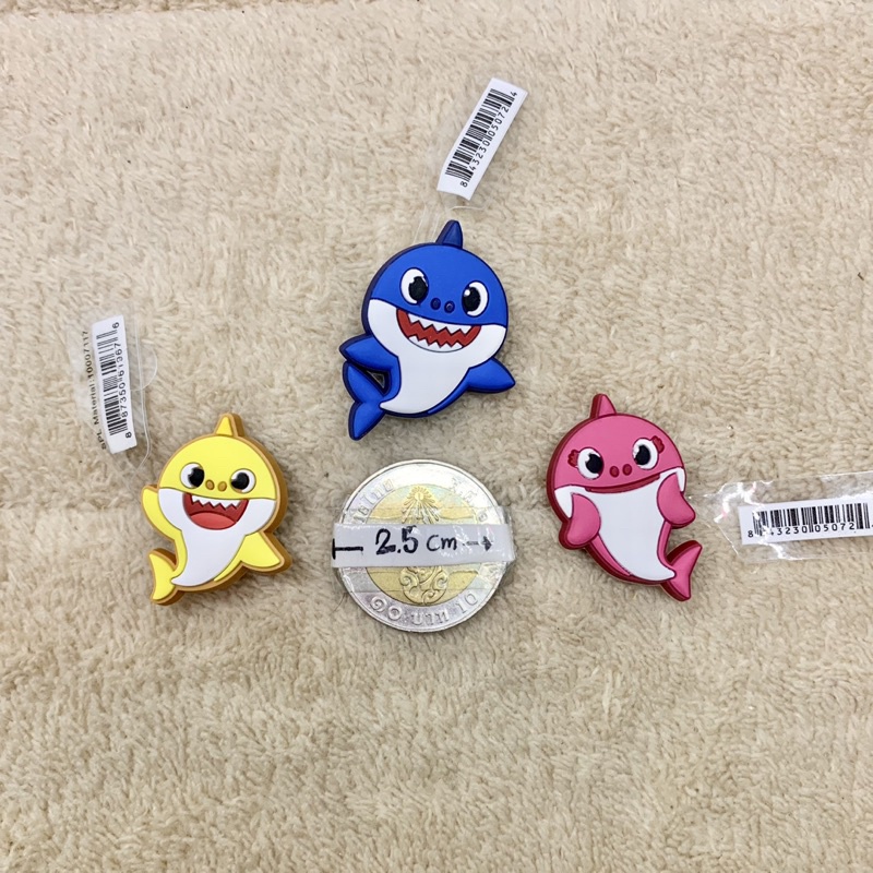JBS - ตัวติดรองเท้ามีรู “เบบี้ชาร์ค” 🌈👠Shoe charm “Baby Shark” งานshop สวยคมชัด น่ารักสุด แม่ๆจัดเลยค่ะ