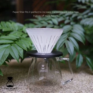 TIMEMORE ดริปเปอร์กาแฟ - Crystal Eye Glass Dripper (PC Holder)