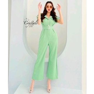 พร้อมส่ง 🍐JumpSuit with Belt 🍐crystal 109