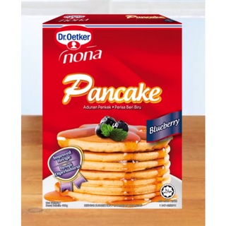 Dr.Oetker Nona Pancake Blueberry 400g. แป้งแพนเค้กบลูเบอร์รี่