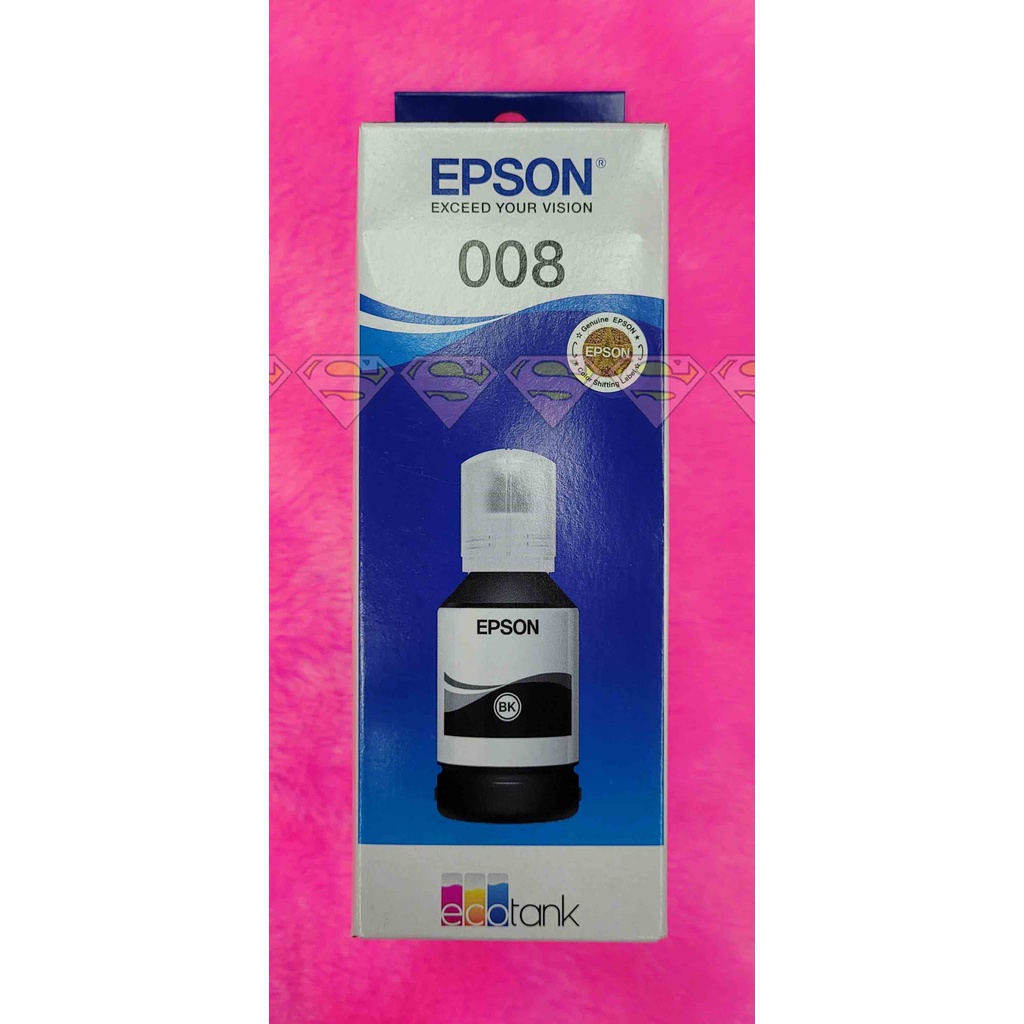 EPSON INK 008 BLACK สีดำ หมึกกันน้ำ