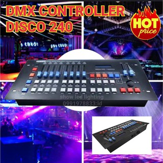 DMX 240 ,DMX 512 ,controller ( กดเลือกตัวเลือก )บอร์ตควบคุมไฟ ไฟพาร์ PAR LED light PARTY LIGHT ไฟดิสโก้ ไฟดิสโก้เทค