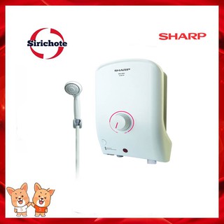 SHARP เครื่องทำน้ำอุ่น WH-B55 กำลังไฟ 3,500 วัตต์ (หม้อต้มทองแดง)