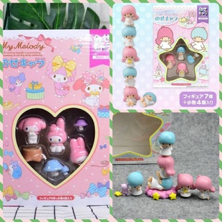 โมเดล มายเมโลดี้ MyMelody​ ลิตเติ้ล ทวินสตาร์ส พร้อมส่ง ครบเซต 10 ชิ้น