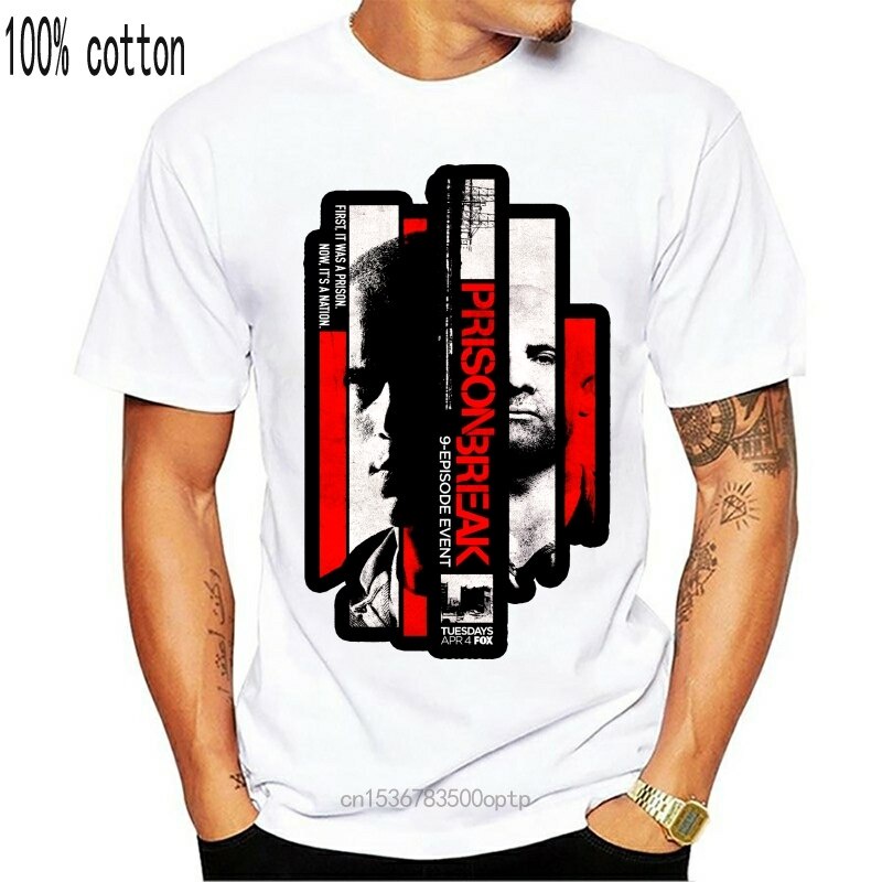 เสื้อยืด พิมพ์ลายตลก Wo novelty Prison Break Fans สําหรับผู้ชาย