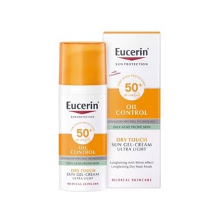 แท้/ส่งเร็ว🚚 กันแดดEucerin Oil Contol Sun Gel Cream Dry Touch spf50+ กันแดดยูเซอรีน ลดสิวฝ้า คุมมัน