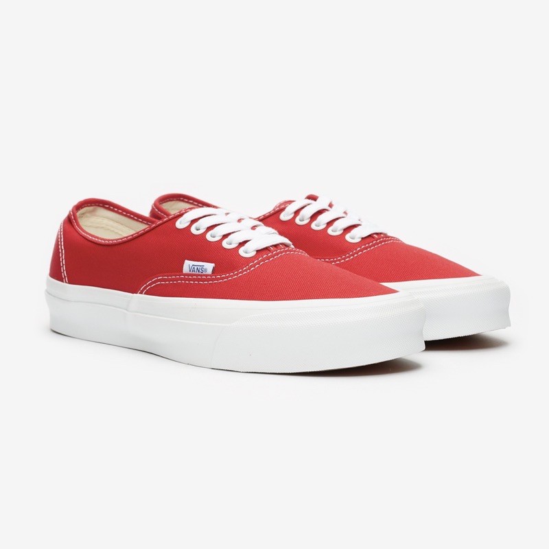 vans vault white red