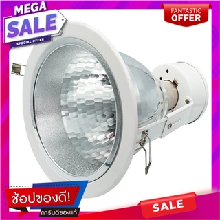 ดาวน์ไลท์ LEKISE 4 นิ้ว สีขาว กลม โคมไฟดาวน์ไลท์ DOWNLIGHT LEKISE ROUND 6" WHITE